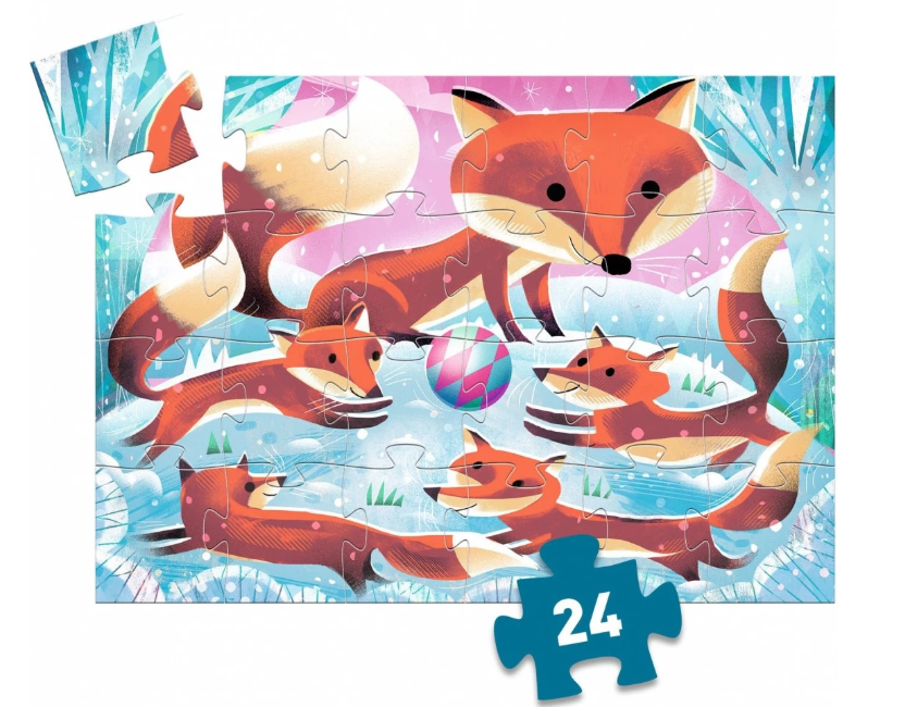 Puzzle - Ginger, petit renard - 24 pièces