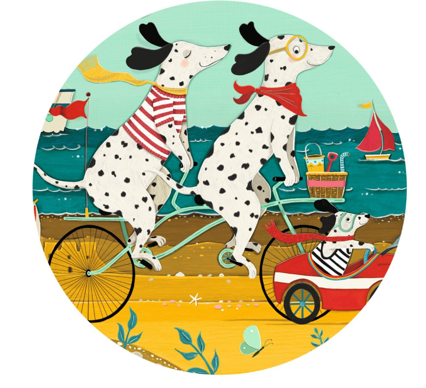 Puzzle - Ollie, le dalmatien - 24 pièces