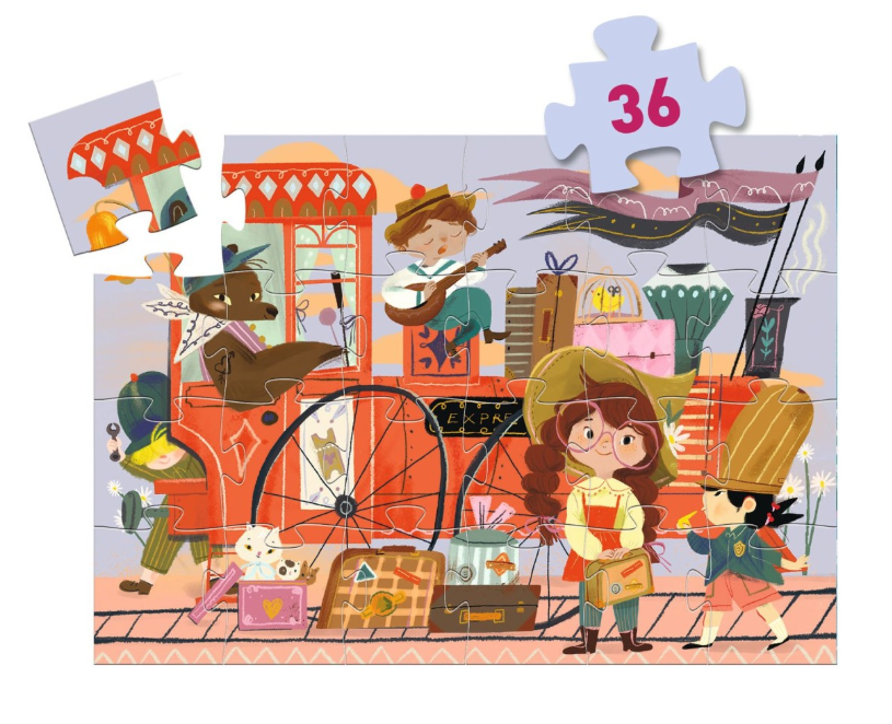 Puzzle - Le voyage de Mia - 36 pièces