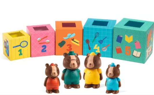 Cubes à empiler avec personnages - Topanihouse