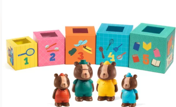 Cubes à empiler avec personnages - Topanihouse
