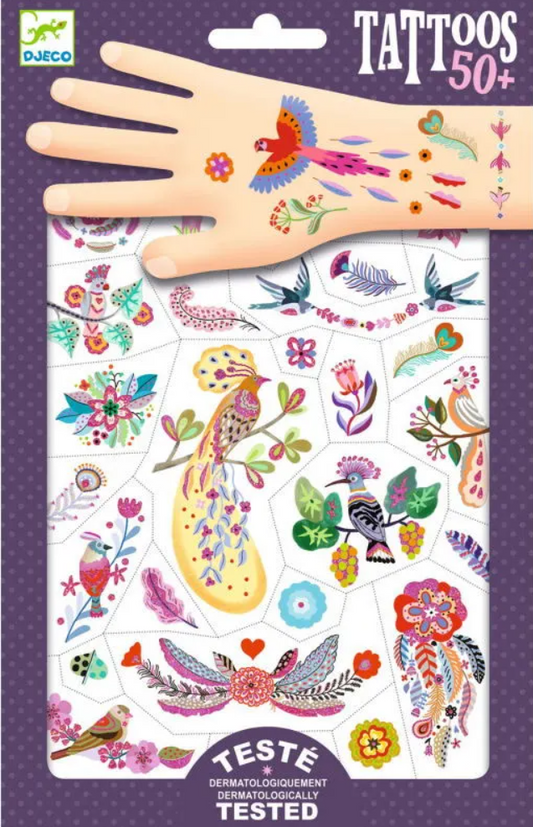 Tatouages - Plume color