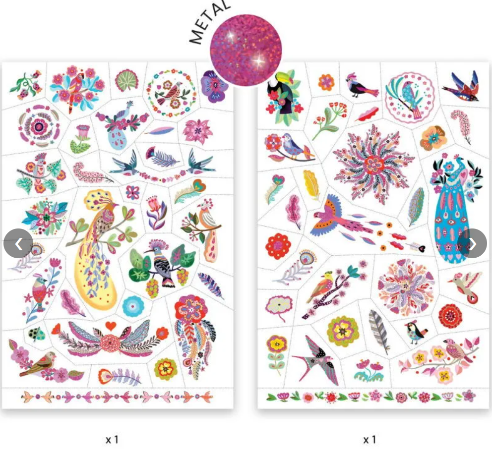 Tatouages - Plume color