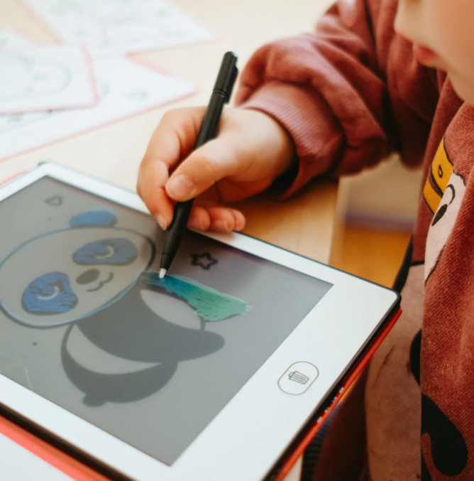 KIDYDRAW MINI - Tablette à dessin 30 fiches Kawai
