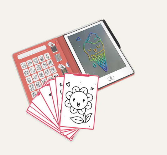 KIDYDRAW MINI - Tablette à dessin 30 fiches Kawai