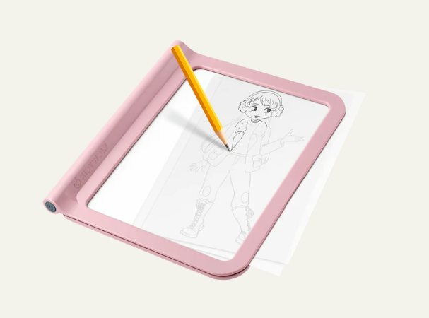 👗 KIDYDRAW-PRO  Tablette lumineuse "rose dessinons la mode"