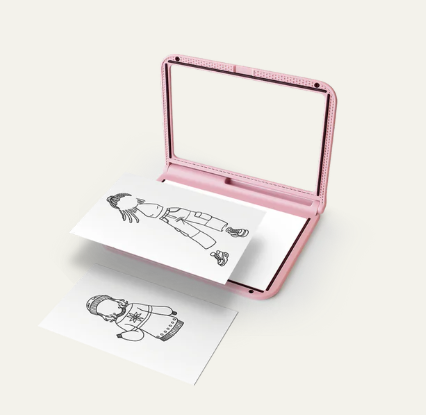 👗 KIDYDRAW-PRO  Tablette lumineuse "rose dessinons la mode"