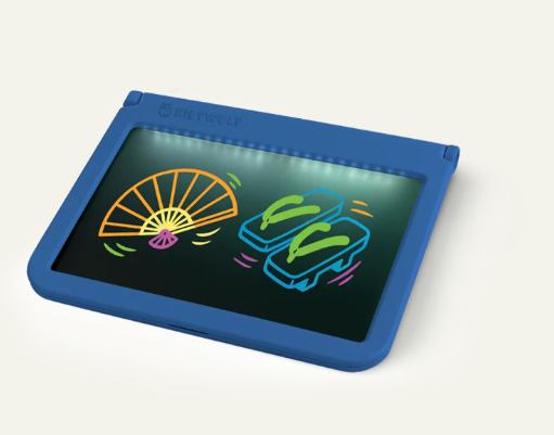 KIDYDRAW-PRO  Tablette lumineuse bleu "Manga"