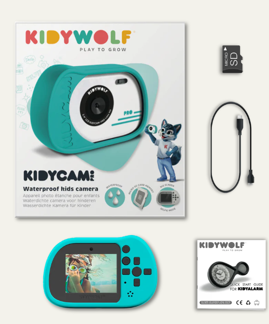 KIDYCAM PRO - Appareil photo digital turquoise