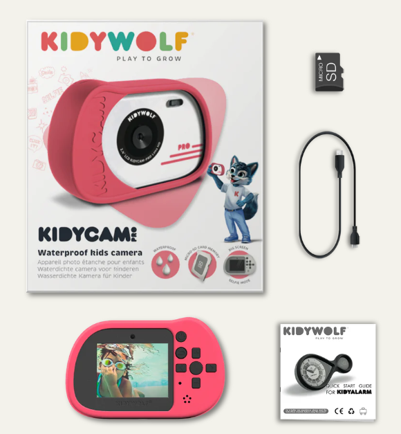 KIDYCAM PRO - Appareil photo digital rose