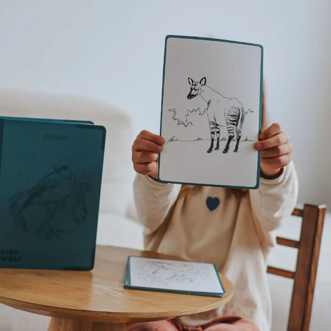 KIDYDRAW PAD - Tablette à dessin lumineuse "Animaux"