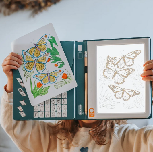 KIDYDRAW PAD - Tablette à dessin lumineuse "Animaux"