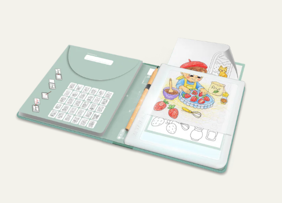 KIDYDRAW PAD - Tablette à dessin lumineuse "Food"