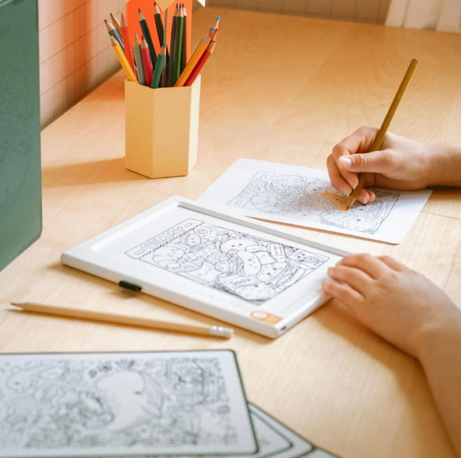 KIDYDRAW PAD - Tablette à dessin lumineuse "Méli mélo"
