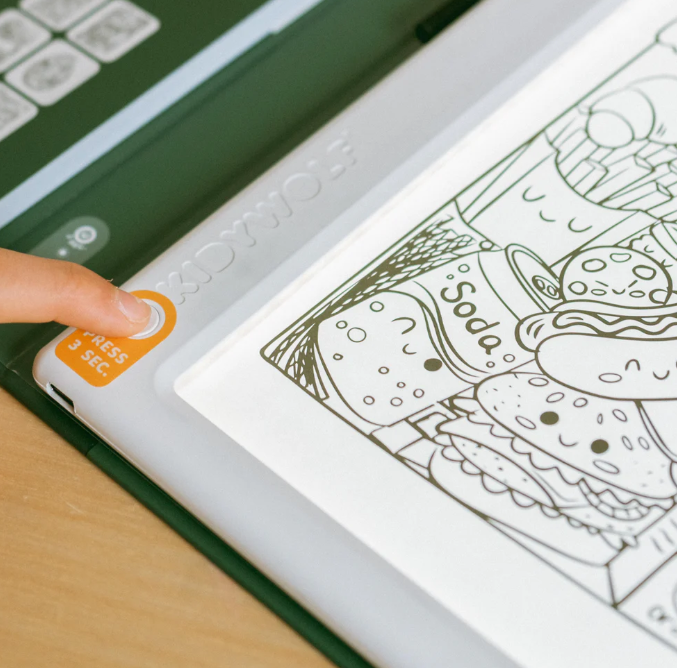 KIDYDRAW PAD - Tablette à dessin lumineuse "Méli mélo"