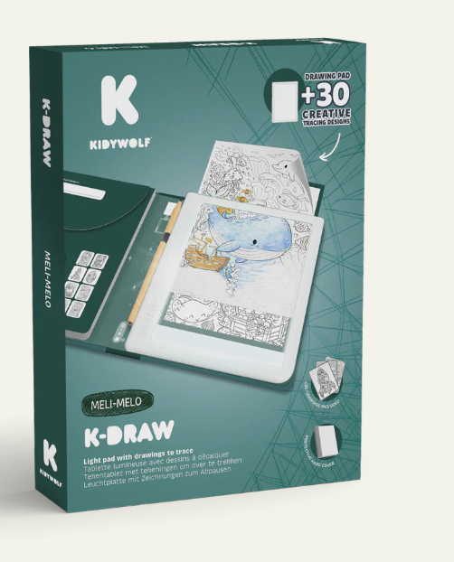KIDYDRAW PAD - Tablette à dessin lumineuse "Méli mélo"