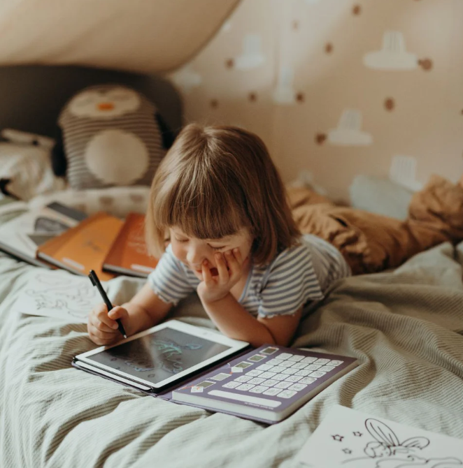 KIDYDRAW MINI - Tablette à dessin 30 fiches Dinosaures