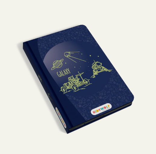 KIDYDRAW MINI - Tablette à dessin 30 fiches Galaxie