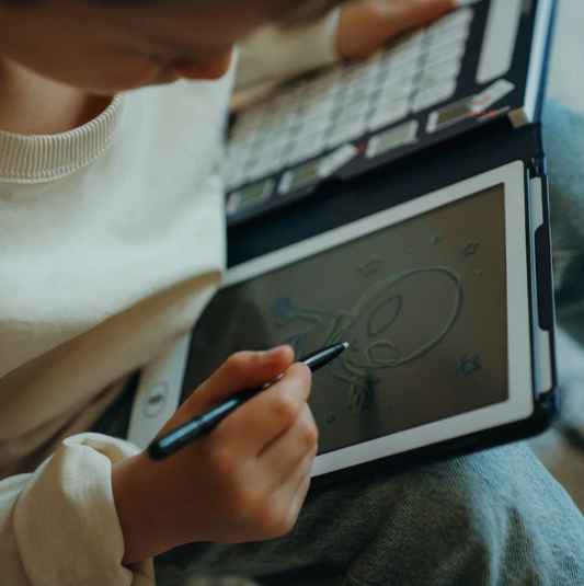 KIDYDRAW MINI - Tablette à dessin 30 fiches Galaxie