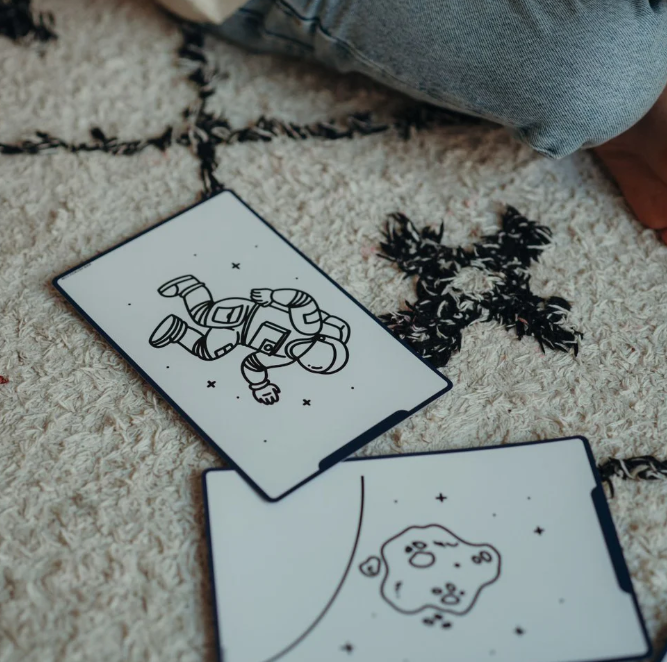 KIDYDRAW MINI - Tablette à dessin 30 fiches Galaxie