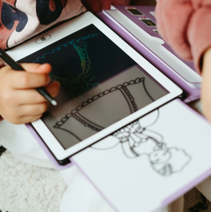 KIDYDRAW MINI - Tablette à dessin 30 fiches Princesse
