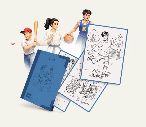 Recharges pour kidydraw pad - Thème sport