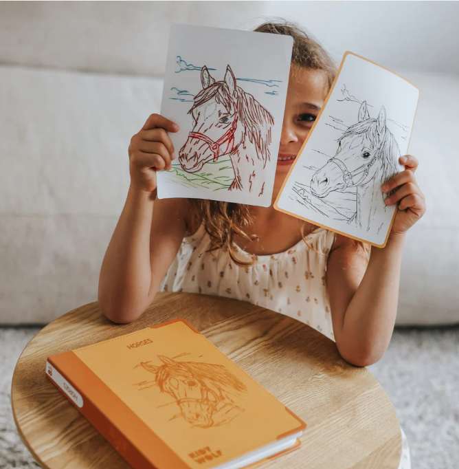 Recharges pour kidydraw pad - Thème chevaux