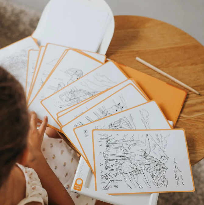 Recharges pour kidydraw pad - Thème chevaux