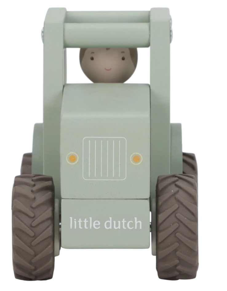 Tracteur avec personnage