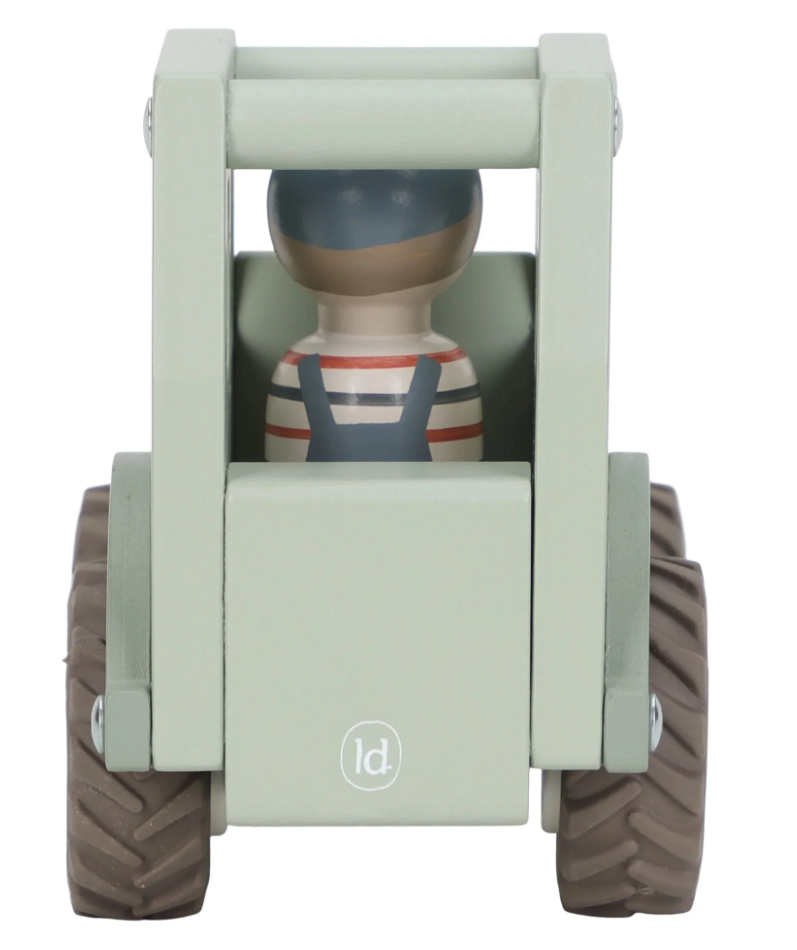 Tracteur avec personnage