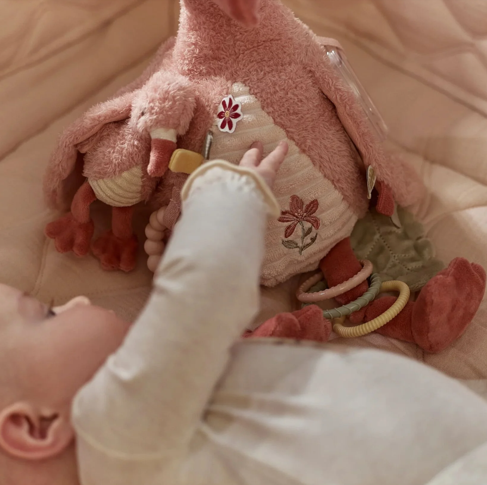 Peluche d'activité Flamant rose