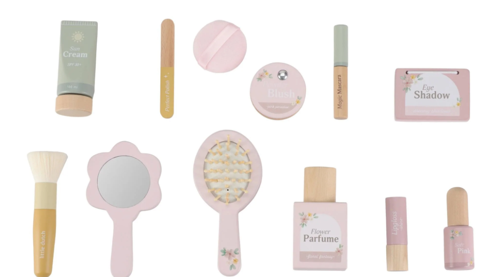 Set de Maquillage en Bois