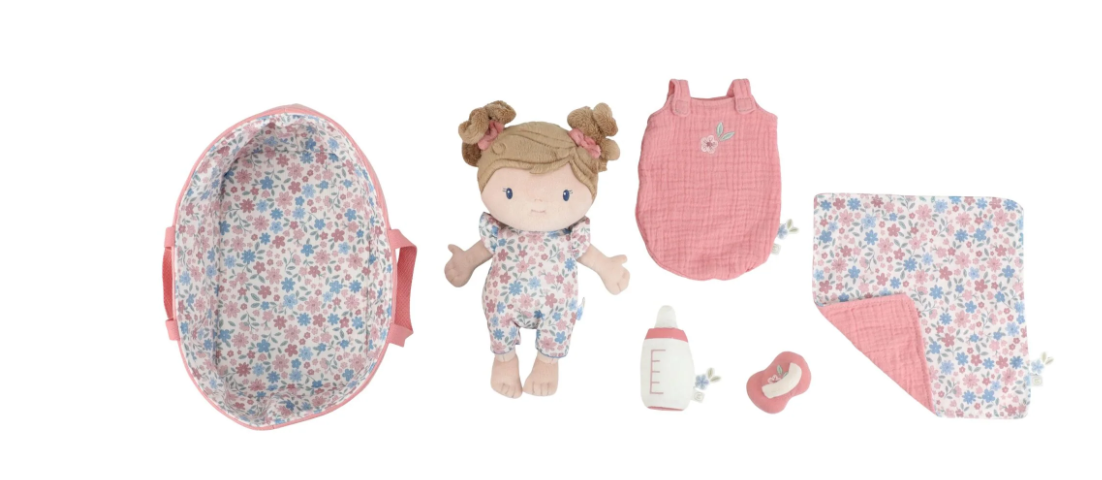 Set couffin et poupon Rosa - 30cm