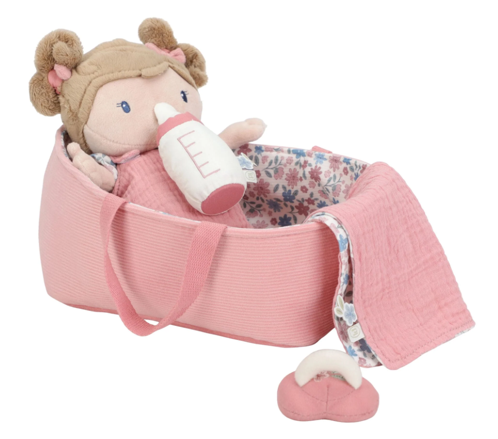 Set couffin et poupon Rosa - 30cm