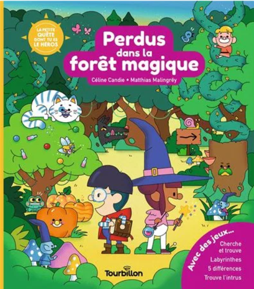 Livre à jeux - Perdus dans la forêt magique
