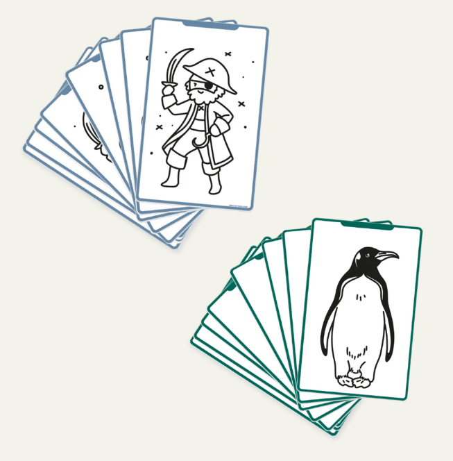 🎓 KIDYDRAW-MINI – Recharges dessin Océan pirates & animaux du monde