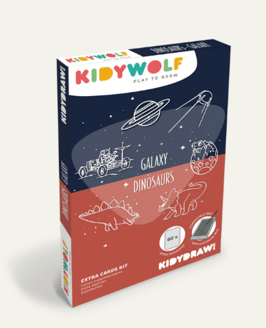 🎓 KIDYDRAW-MINI – Recharges dessin Dinosaures & Galaxie