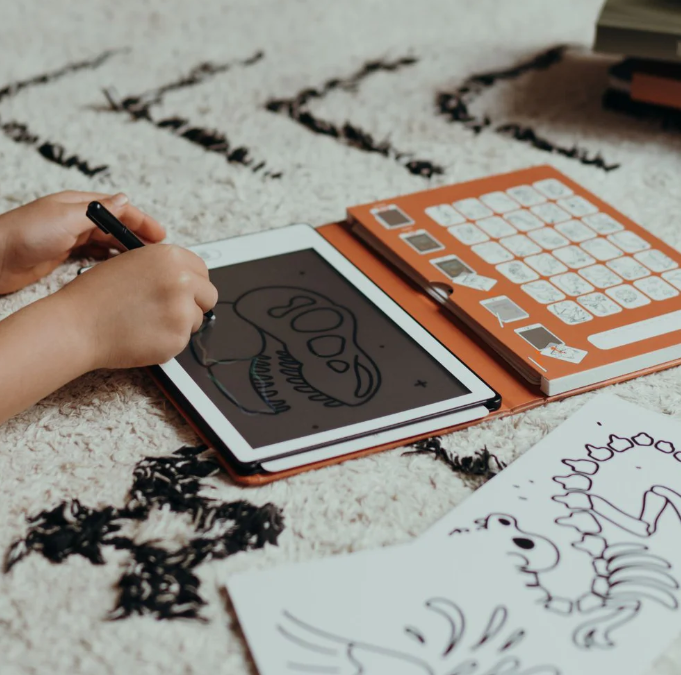🎓 KIDYDRAW-MINI – Recharges dessin Dinosaures & Galaxie
