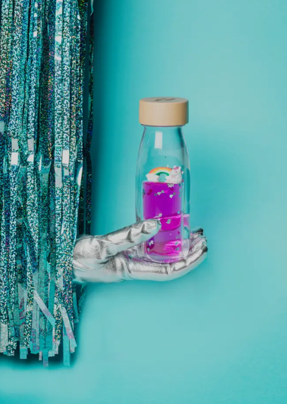 Bouteille sensorielle Arc en ciel & Licorne