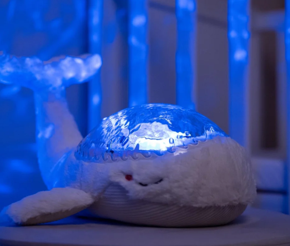 Tranquil Whale Blanche - Veilleuse musicale et apaisante