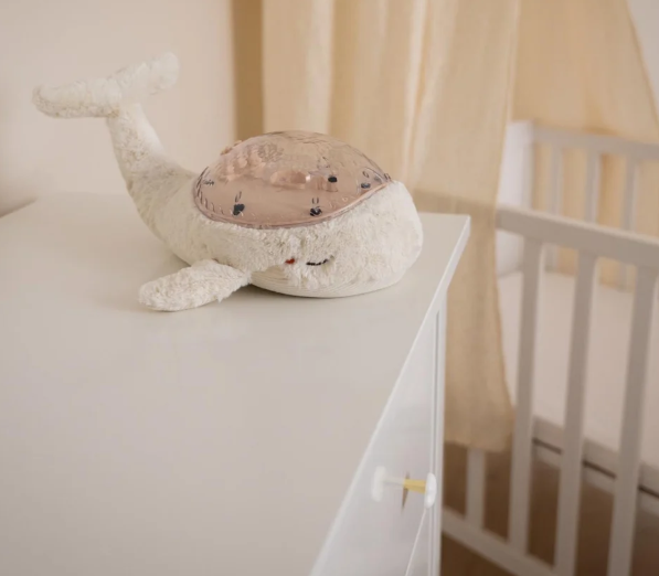 Tranquil Whale Blanche - Veilleuse musicale et apaisante
