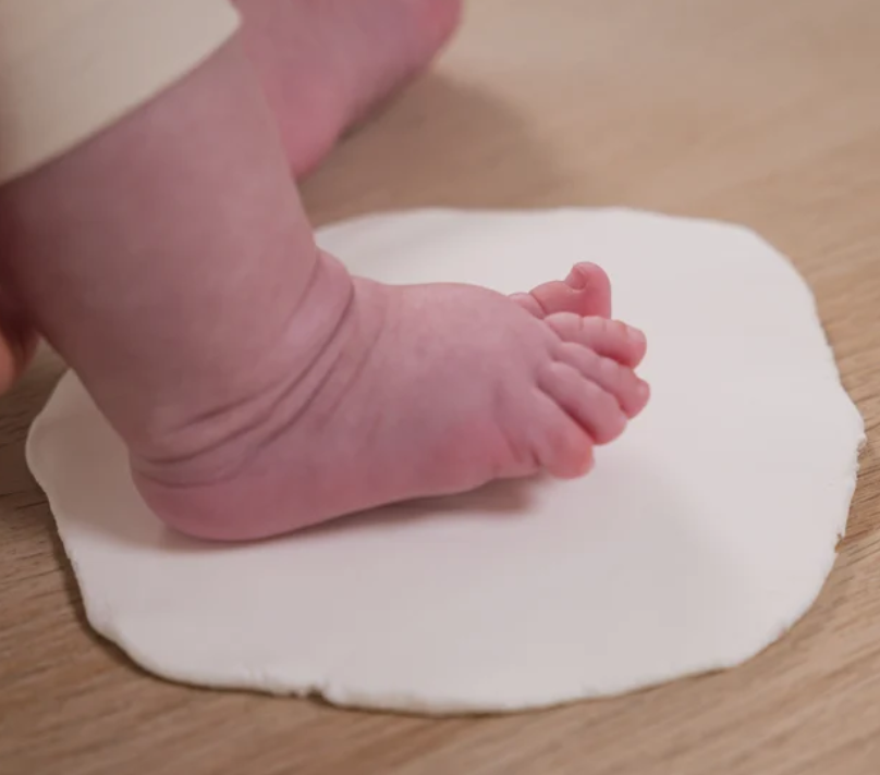 Cadre Duo – Photo et empreinte bébé - Jolis Cœurs