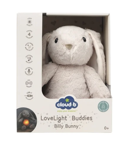 LoveLight – Billy le lapin | Peluche veilleuse musicale Cloud B