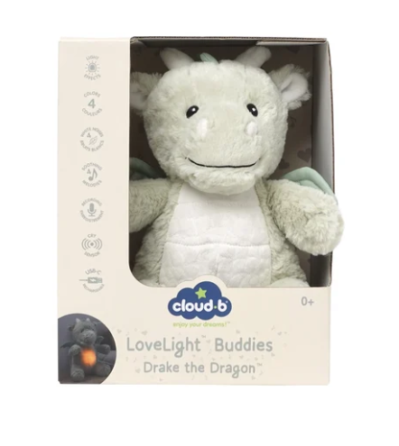 LoveLight – Drake le Dragon | Peluche veilleuse musicale Cloud B