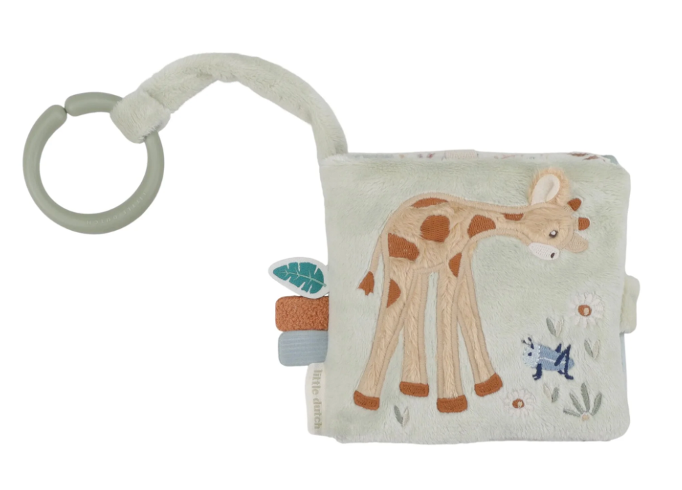 Livre de poussette souple - Safari friends