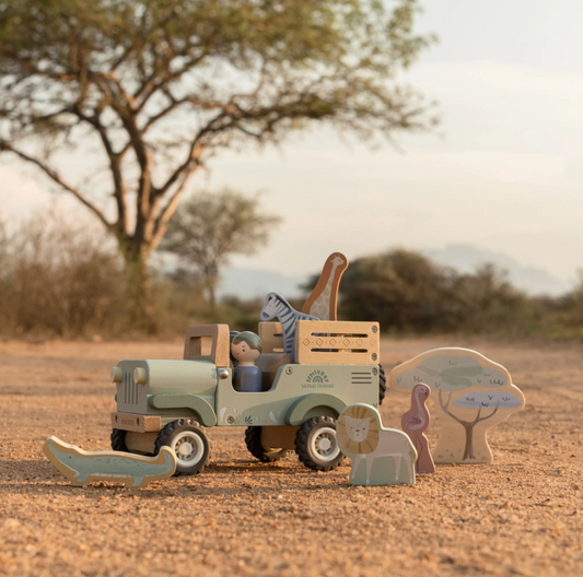 Voiture Safari Friends en bois
