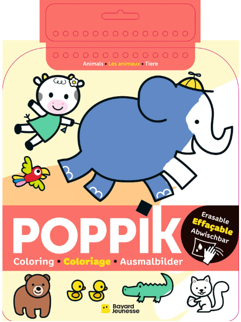 Carnet de coloriages effaçables " Les animaux "