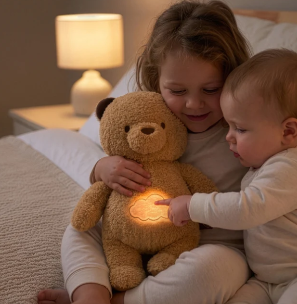 Cookie – L’Ours musical, lumineux et qui respire 🐻🌙