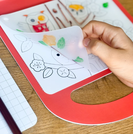 Kit de dessin silicone - Mallette créative Forêt enchantée