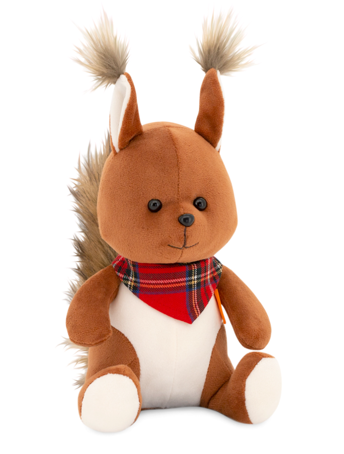 Peluche Ecureuil à bandana – 25 cm